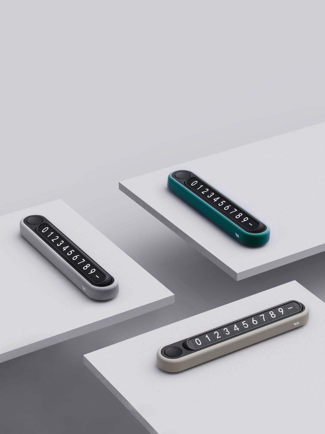 Temporary parking plate