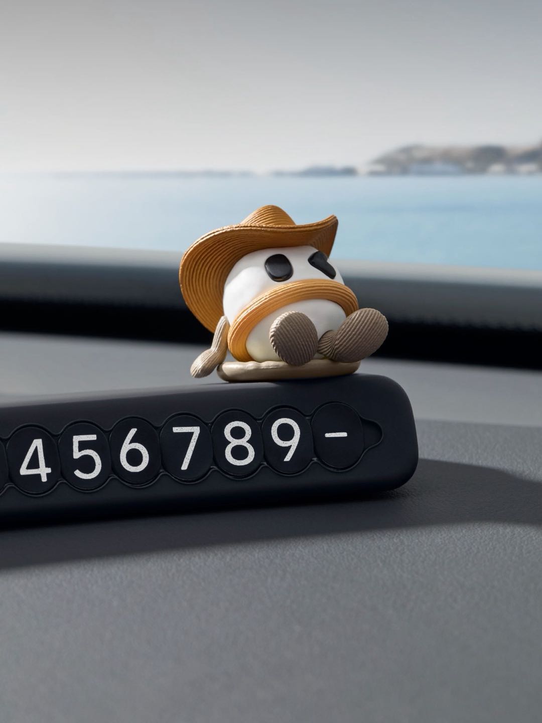 Dashboard accessory with cowboy figure